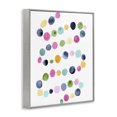 thumbnail image 4 of Stupell Industries Pastel Dots Pattern Abstract Painting Gray Framed Art Print Wall Art, 16 x 20, 4 of 10