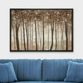 thumbnail image 2 of wall26 Framed Canvas Print Wall Art Rustic Brown Autumn Fall Forest Tree Landscape Nature Wilderness Illustrations Modern Art Farmhouse/Country for Living Room, Bedroom, Office - 16"x24" Bl, 2 of 5
