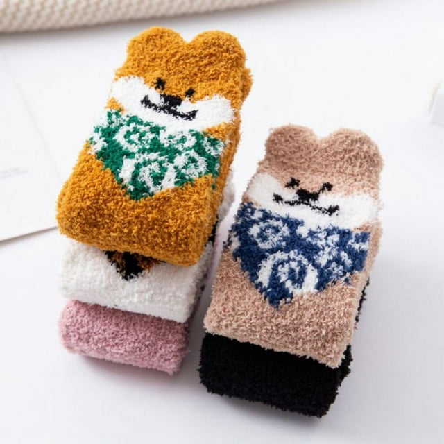 Women's Christmas Holiday Socks, Cotton Knit Crew Xmas Socks - for ...