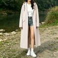 thumbnail image 6 of Karight Rain Jacket Women with Hooded Waterproof Lightweight Packable Long Raincoat Poncho for Men Adults, 6 of 7