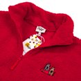 thumbnail image 3 of Biggdesign Sweaters for Women, Crewneck Sweatshirt Women, Half Zip Pullover Women, Zip up Hoodie Women, Cute Shirts for Teen Girls, Red, M Size, 3 of 11