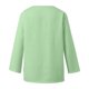 thumbnail image 4 of MHFRRA Camiseta Holgada de Manga Larga con Cuello En V Informal de Color Liso Verde Claro, 4 of 7