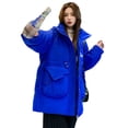 thumbnail image 2 of Chaqueta de algodón de temperamento suelto de invierno para novias de mujeres chaqueta de algodón gruesa, 2 of 6
