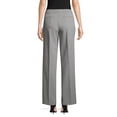 thumbnail image 2 of KASPER Womens Gray Zippered Pocketed Darted Mid Rise Trouser Heather Wear To Work Pants 10, 2 of 2