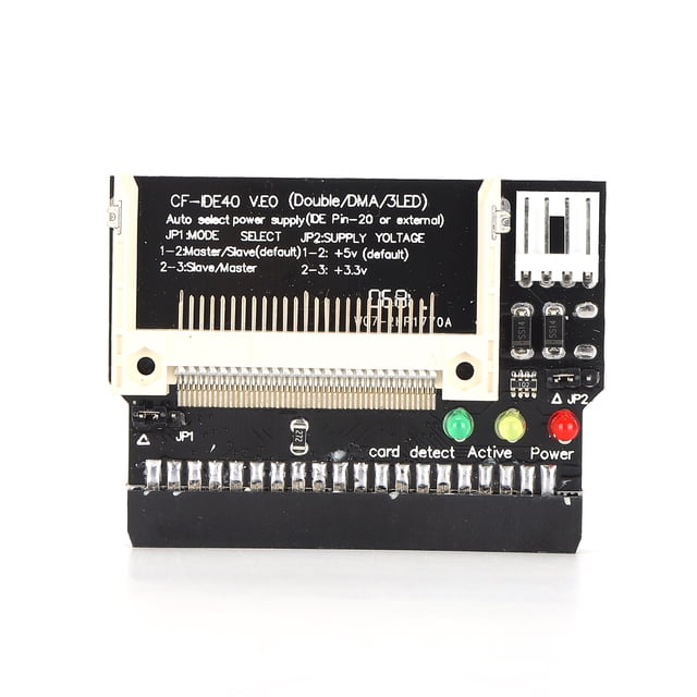 Adaptador CF a IDE, interfaz hembra de 40 pines, módulo convertidor de lector de tarjetas de disco duro, 5 V