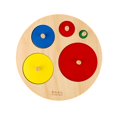 thumbnail image 2 of Montessori Bloques de Geometría de Tablero de Inserción Rompecabezas Juguete Educativo para Niños de Navidad - CUTICAT Bloques de geometría que insertan el juguete, 2 of 8
