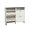 Antique White, variant on Shoe Storage Cabinet,Farmhouse Shoe Organizer with 2 Flip Drawers & Barn Door Design,Freestanding Hidden Slim Narrow Shoe Rack Cabinet with Open Storage for Entryway, Foyer,Antique White