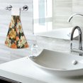 thumbnail image 5 of Yayeee Kitchen Hanging Hand Towels Set of 2 with Loop Bathroom Absorbent Tie Towel, Bright Floral, 5 of 7