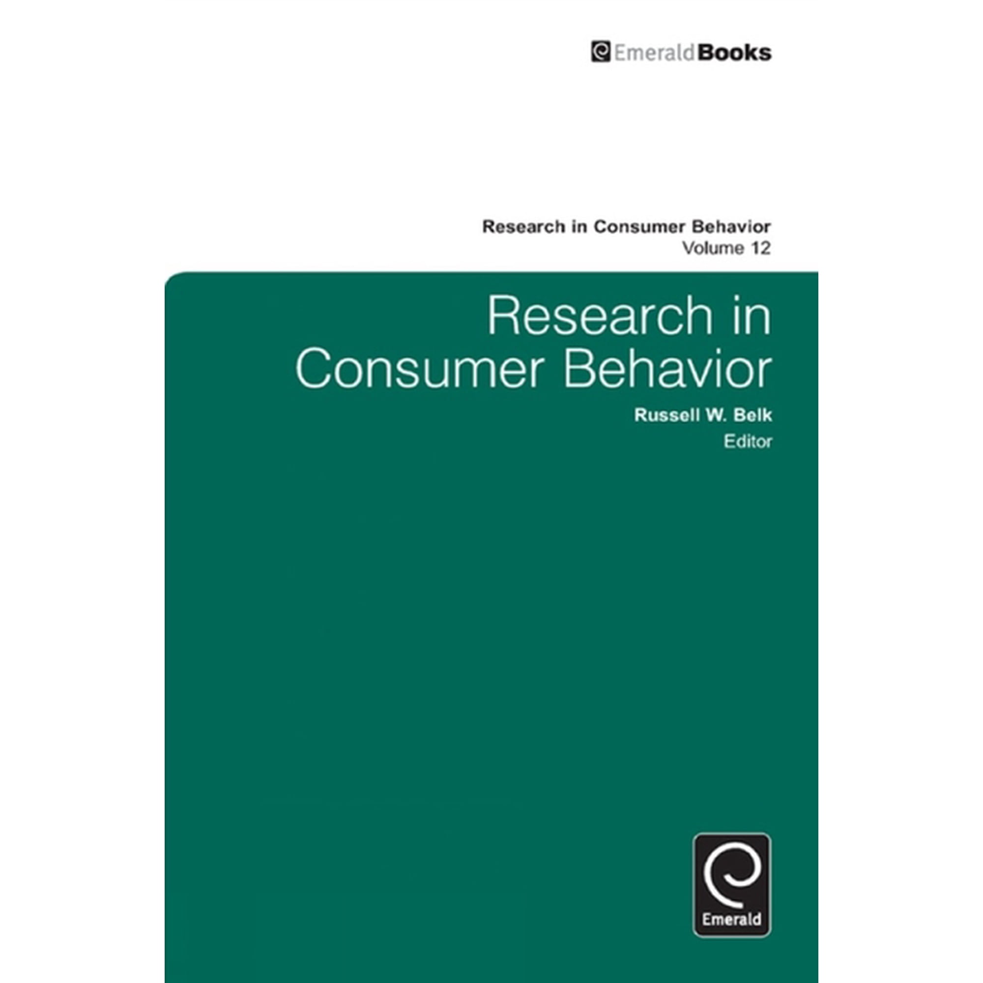 Research in Consumer Behavior Research in Consumer Behavior Book 12 (Hardcover)