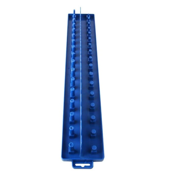 Soporte organizador de enchufes Sunnimix Caja de herramientas bandeja de riel azul Métrico L