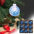 thumbnail image 4 of Axiiglly 9Pcs Christmas Balls Ornaments, 3.15" Glitter Transparent Christmas Balls Set with Stuffed, Shatterproof Xmas Hanging Balls for Christmas Trees Decorations, Holiday Party Decor, Blue, 4 of 7
