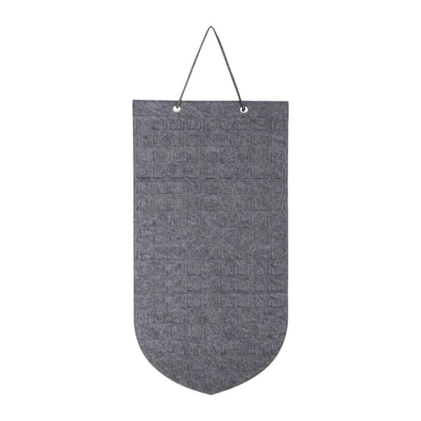 Organizador de broches colgantes, exhibidor de aretes, collares, almacenamiento de joyas montado en la pared Gris