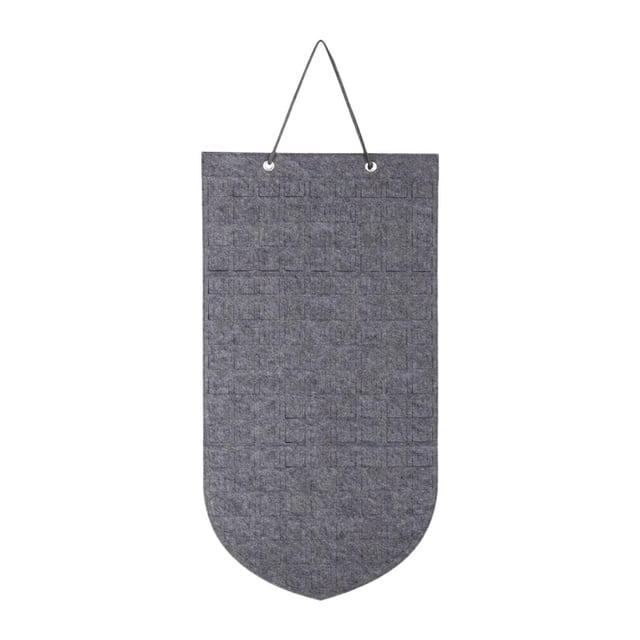 Organizador de broches colgantes, exhibidor de aretes, collares, almacenamiento de joyas montado en la pared Gris