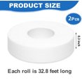 thumbnail image 2 of HXRH 10 Rolls Finge Wrap Tape -0.3Inch x 32-Feet Strong Adhesive Finger Tape Sweat-Proof Sports Cotton Tapes for Rock Climbing Volleyball Football (White), 2 of 7