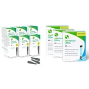 OneTouch Delica Plus Lancets & OneTouch Ultra Test Strips Bundle - Includes 180 Test Strips & 180 Lancets - Fine 30-Gauge - for Diabetes Testing - Diabetic Supplies for Blood Sugar Monitor