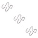 thumbnail image 1 of Bewildely Gancho de almacenamiento en forma de S doble de acero inoxidable para baño, cocina, pared, puerta, organizador, accesorios Type1 NO1, 1 of 6