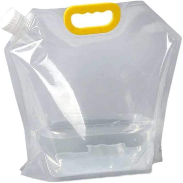 Bolsa de agua plegable portátil WEIHJMXG 5L para exteriores