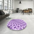 thumbnail image 4 of Ahgly Company Machine Washable Indoor Rectangle Transitional Blossom Pink Area Rugs, 2' x 4', 4 of 7