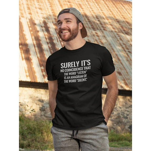 Surely Its Quote Tee Men's -Image by Shutterstock
