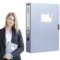 thumbnail image 1 of Thickened Archive Box Plastic File Box Large Capacity Blue Document Contract Storage Data Box, 1 of 9