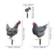 thumbnail image 5 of 3 piezas ACRYLIC Hen Chick Yard Arts Arts Decorativo en forma de pollo Partido de la césped estacas de césped, 5 of 5