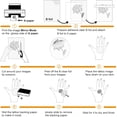 thumbnail image 5 of YANTONG Printable Temporary Tattoo Paper 8.5"X11"-30 Sets for Inkjet printer DIY Image Transfer Decal Paper for Skin, For Celebrate Festivals, Parties, Birthday Bashes,New Year, 5 of 5