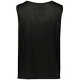 thumbnail image 2 of Augusta Sportswear XL Boys Mesh Reversible Pinnie Black/White 9718, 2 of 6