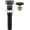 Matte Black, variant on Pop up Sink Drain Stopper with Overflow Chrome for Bathroom Vessel Sink Art Basin, Big Cap Sink Drain with Overflow, Metal Pop-up Drain Strainer with Detachable Basket Stopper