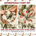 thumbnail image 4 of 5ft Flocked Pre-Lit Christmas Tree with 200 UL Warm White Lights, 551 PVC Tips, Auto-Unfold Memory Wire, Easy Assembly & Stable Metal Stand – Snowy Holiday Decor, 4 of 9