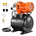 thumbnail image 1 of VEVOR Pompe de Puits Peu Profond 1,6 HP avec Réservoir à Pression 1320 GPH Certification NSF, 1 of 9