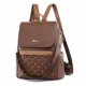 thumbnail image 1 of Mochila de mujer de piel suave retro de gran capacidad, bolso de hombro multiusos, mochila informal para mujer, 1 of 6