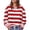 Red, variant on Timegard Crewneck Sweatshirts for Women Striped Long Sleeve Loose Comfy Pullover Tops Fall Fashion