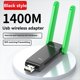 thumbnail image 2 of Receptor Wi-Fi 5G Adaptador Wi-Fi Bluetooth de Banda Dual Antena de Tarjeta de Red USB 3.0 Inalámbrica de 1400 M para PC/Computadora Portátil Win10, 2 of 5