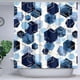 thumbnail image 5 of Cortina de baño impermeable con decoración de arte geométrico, juegos de cortinas de ducha de tela abstracta para decoración del hogar, 5 of 5