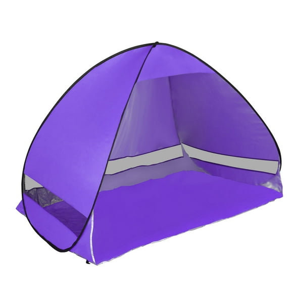 Portable Pop Up Plage Tente Parasol UV 50 + Protection Canopée Extérieure Automatique Instantanée Tente Abris Solaires