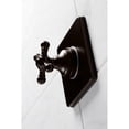 thumbnail image 3 of Kingston Brass KS3045BX  Single-Handle Three-Way Diverter Valve with Square Trim Kit, Oil Rubbed Bronze, 3 of 9
