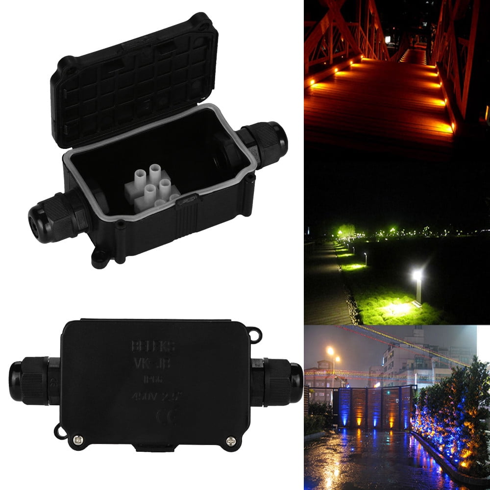 GRAN Waterproof Junction Box Underground Cable Protection Sleeve Connectors 2WAY