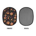 thumbnail image 2 of Pofeuu Pizzas Mushrooms Print Silicone Pot Mat Mitten With Hanging Loop Heat Resistant Oven Mitts Non-Slip Bbq Baking Smoking Potholders, 2 of 7