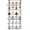 White+Black, variant on Mug Holder Hanger Rack Wall Mounted Wooden 4 Pack Coffee Cup Storage Organizer Display Shelf with 32 Removable Plastic Hooks, Ideal for Mug Collectors
