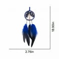 thumbnail image 2 of LAMIRO Dream Catcher Small Handmade Feather Dream Catcher Car Decoration Dream Catcher Dream Catchers for Adults Tree of Life Dreamcatcher for Bedroom Car Home, Blue, 2 of 7