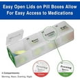 thumbnail image 3 of Monthly Pill Organizer System 31 Day Pill Organizer Box, 4 Times a Day, Monthly Pill Box for Medications, Vitamins, Daily Supplements, with Talking Alarm Clock Reminding System, 3 of 5