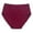 Wine, variant on Admvng Womens Cotton Underwear Solid Color Mid-rise Breathable Leisure Briefs, Size S-2XL