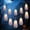 Battery Box Style, variant on Halloween Ghost String Lights, 10 Pack LED Hanging Ghost Decorations with Orange Lights, Indoor Outdoor Party Decor for Home Yard Holiday Scene Display