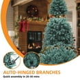 thumbnail image 6 of Uforic 6ft Pre-Lit Spruce Artificial Christmas Tree,Hinged Artificial Christmas Tree with 880 Branch Tips,300 Warm-White Lights, for Home, Office, and Party Decor, 6 of 6