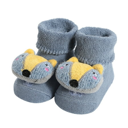 

kpoplk Toddler Christmas Socks Baby Winter Socks Newborn Glue Dispensing Floor Socks Floor Crawling Socks Winter Socks For Kids(G)