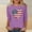 005 Purple, variant on Women 4th of July Gift T Shirt Casual Short Sleeve American Proud T-Shirt Tops
