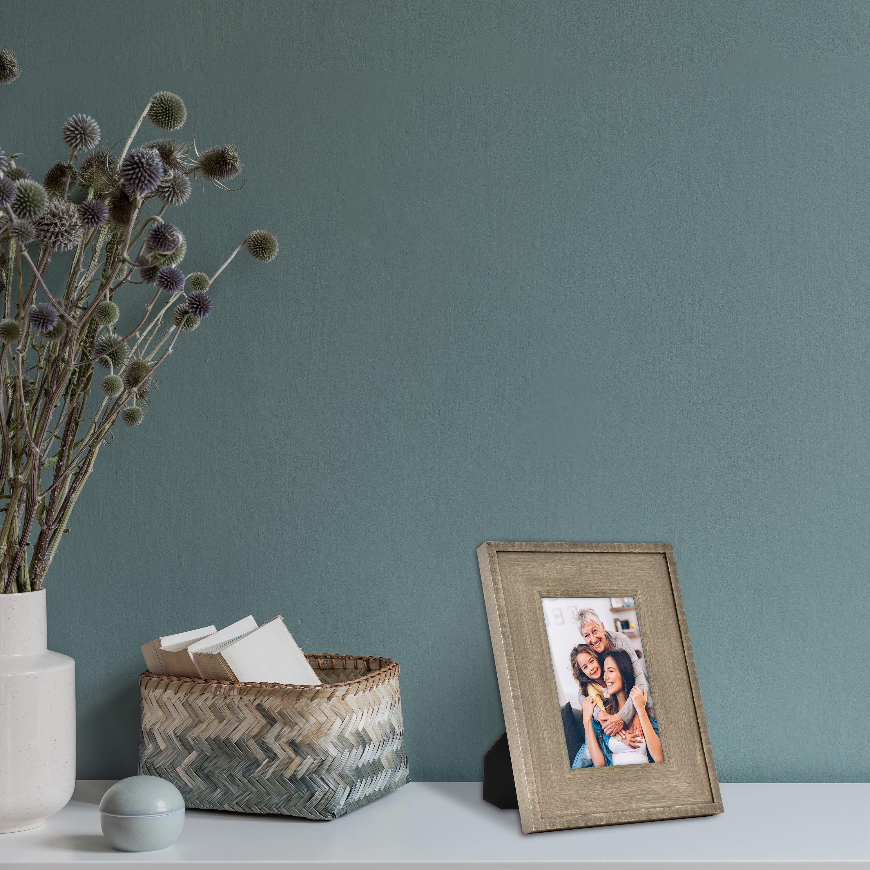 Mainstays 4x6 Rustic Wood Tabletop Picture Frame