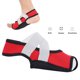 thumbnail image 5 of Agarre antideslizante, perfecto para pilates y barra. Zapatillas de yoga con punta abierta de color rojo para mujer., 5 of 8