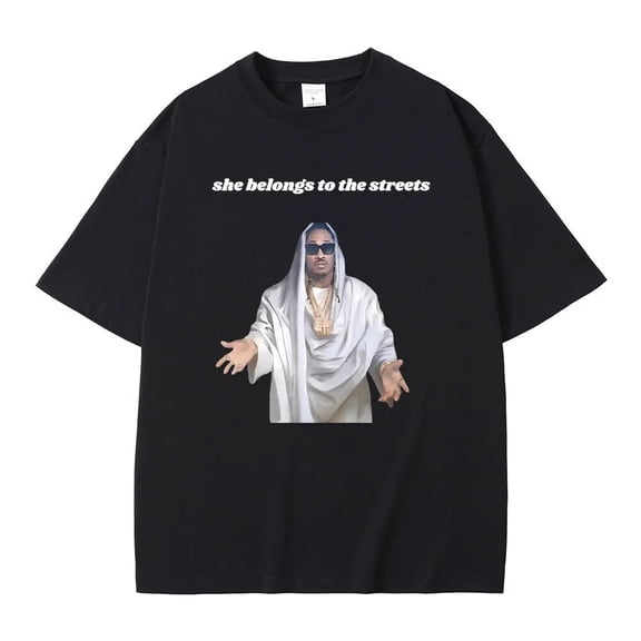 Urban Street Style Rap Culture Graphic Shirt, Edgy Hip Hop Tee for Men, S-3XL