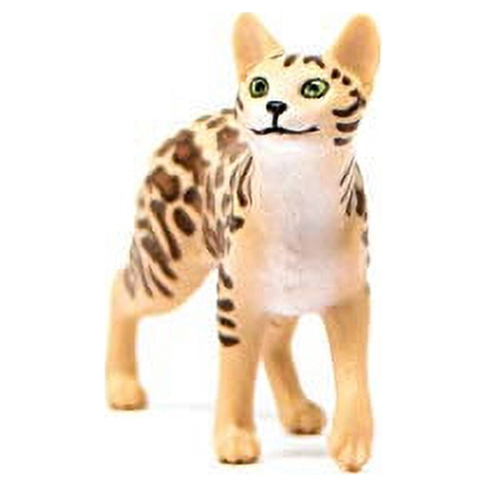 Schleich - Wild Life: Bengal Cat Animal Toy, Educational, Realistic & Detailed Playset, 1 Pc